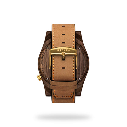 Agavia Line 44mm - Walnut / Black