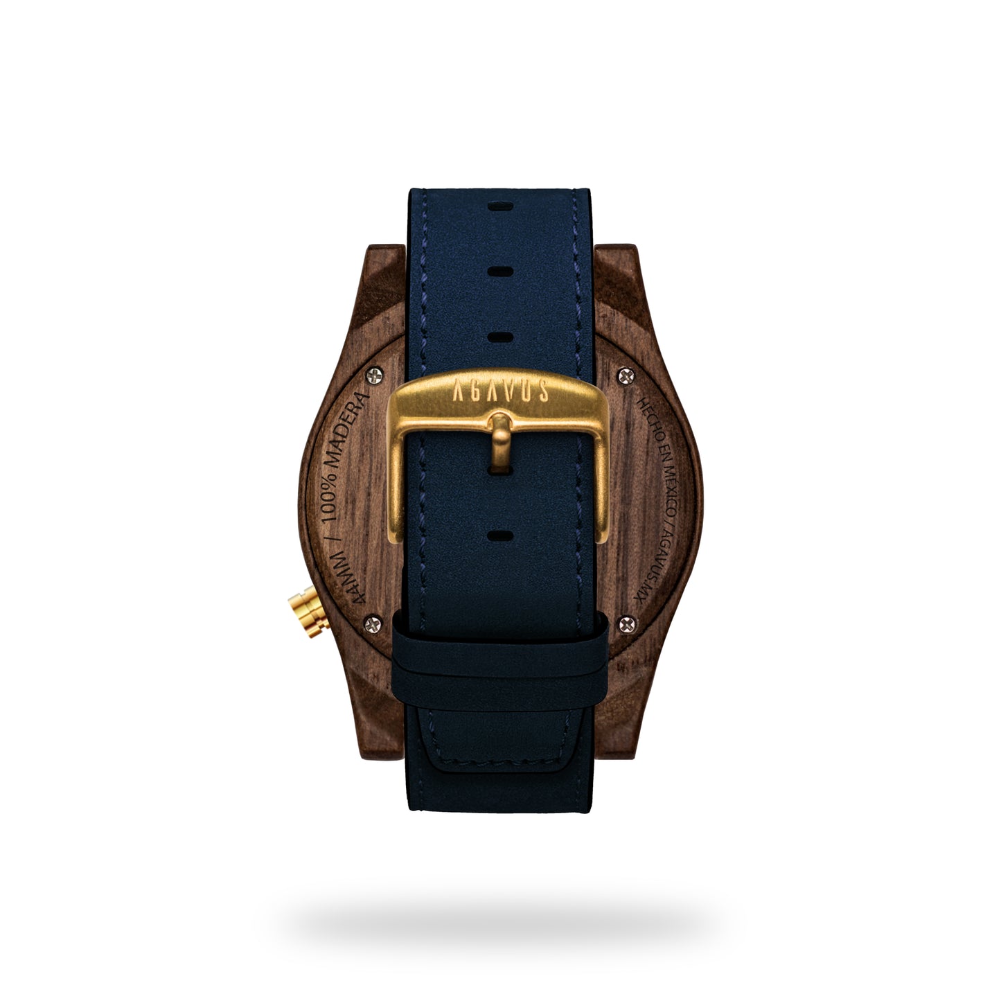 Agavia Line 44mm - Walnut / Black