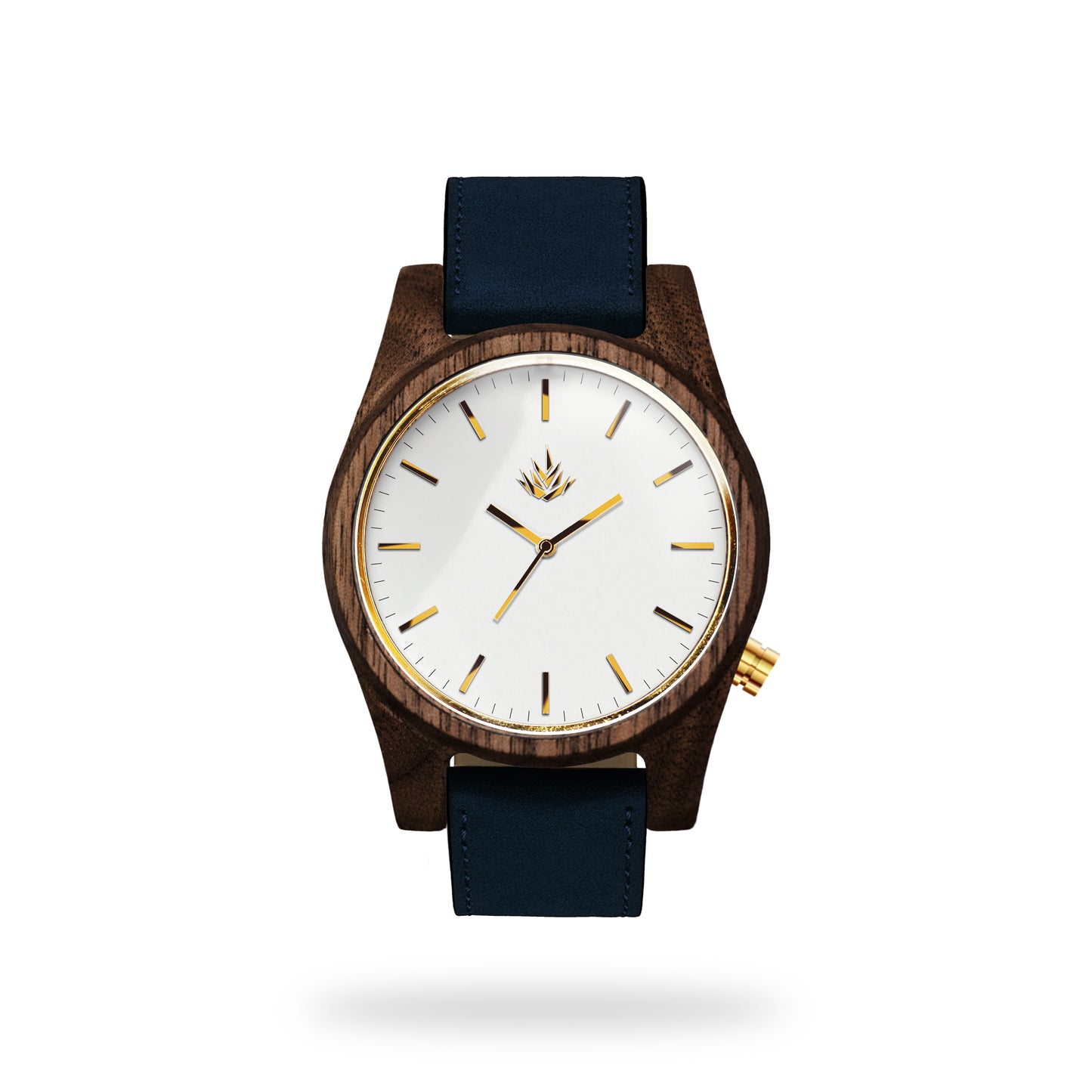 Agavia Line 44mm - Walnut / White