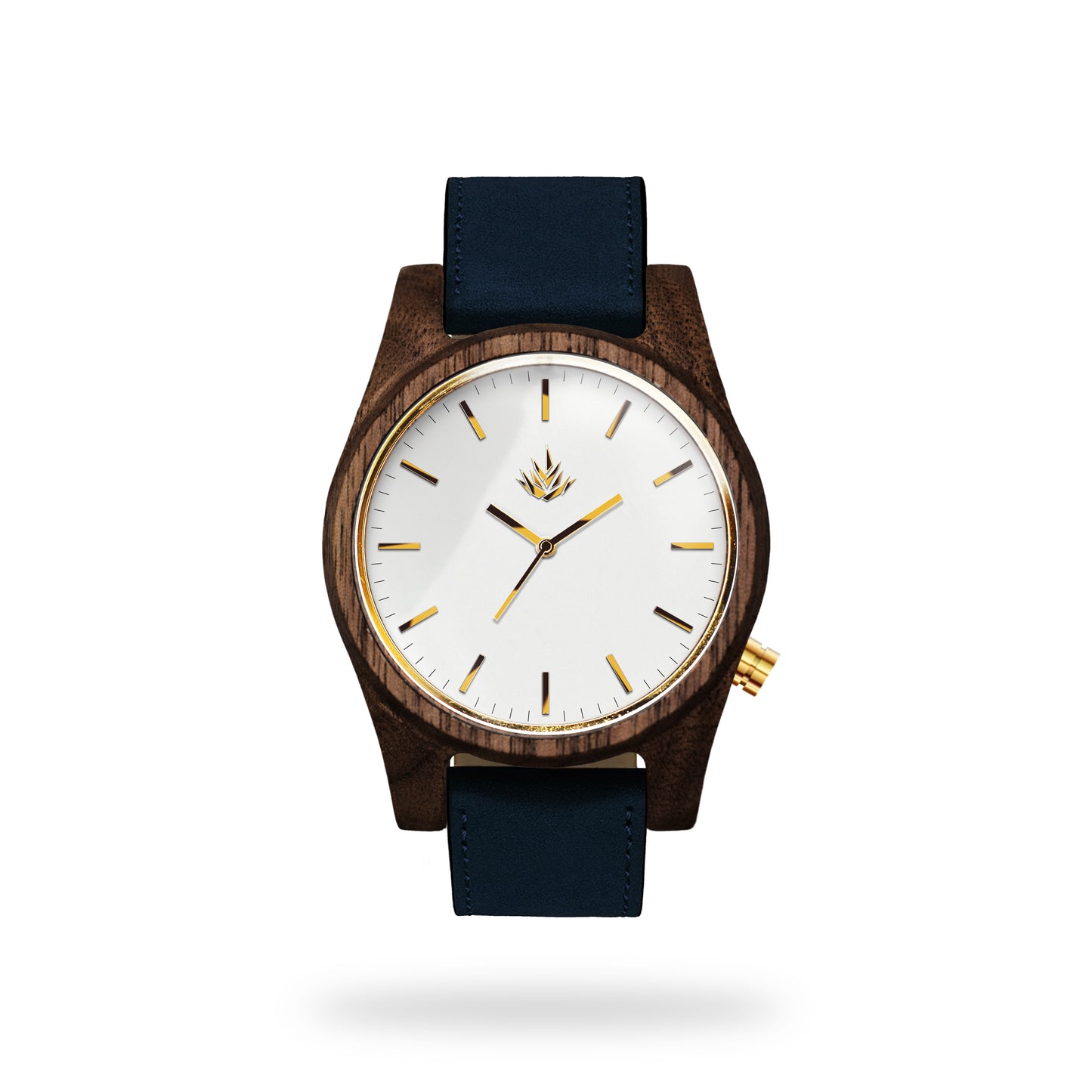 Agavia Line 44mm - Walnut / White