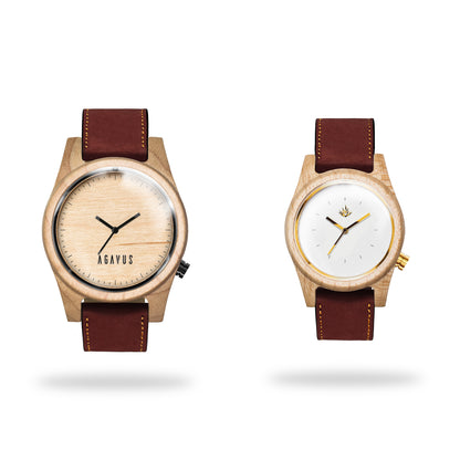Agavia Line Pair 37mm and 44mm - Maple 