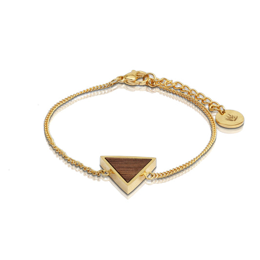 Brazalete triangular / Nogal