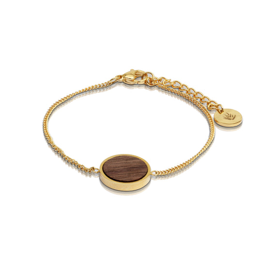 Circle bracelet / Walnut