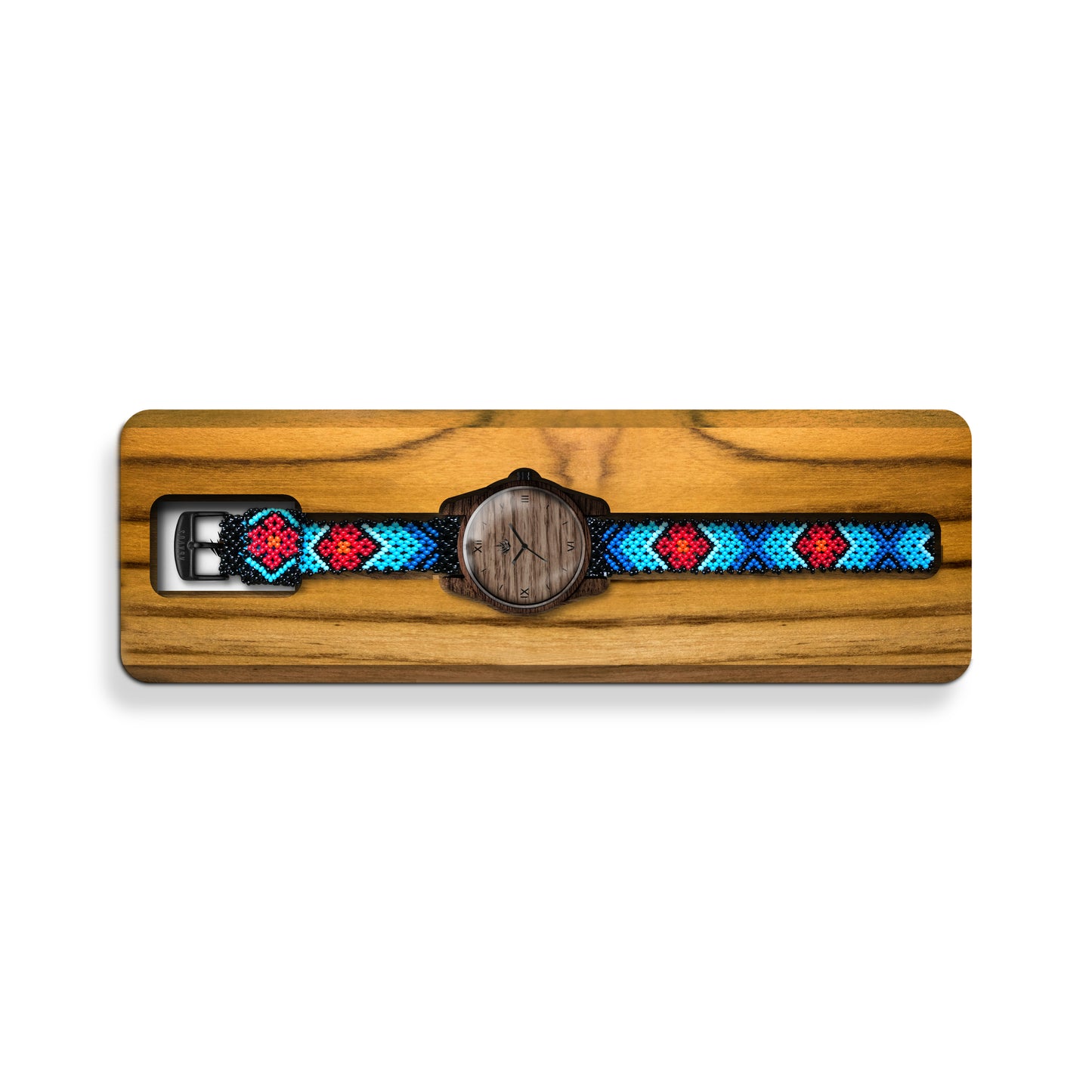 Classic Line 44mm Walnut - Wixárika Art