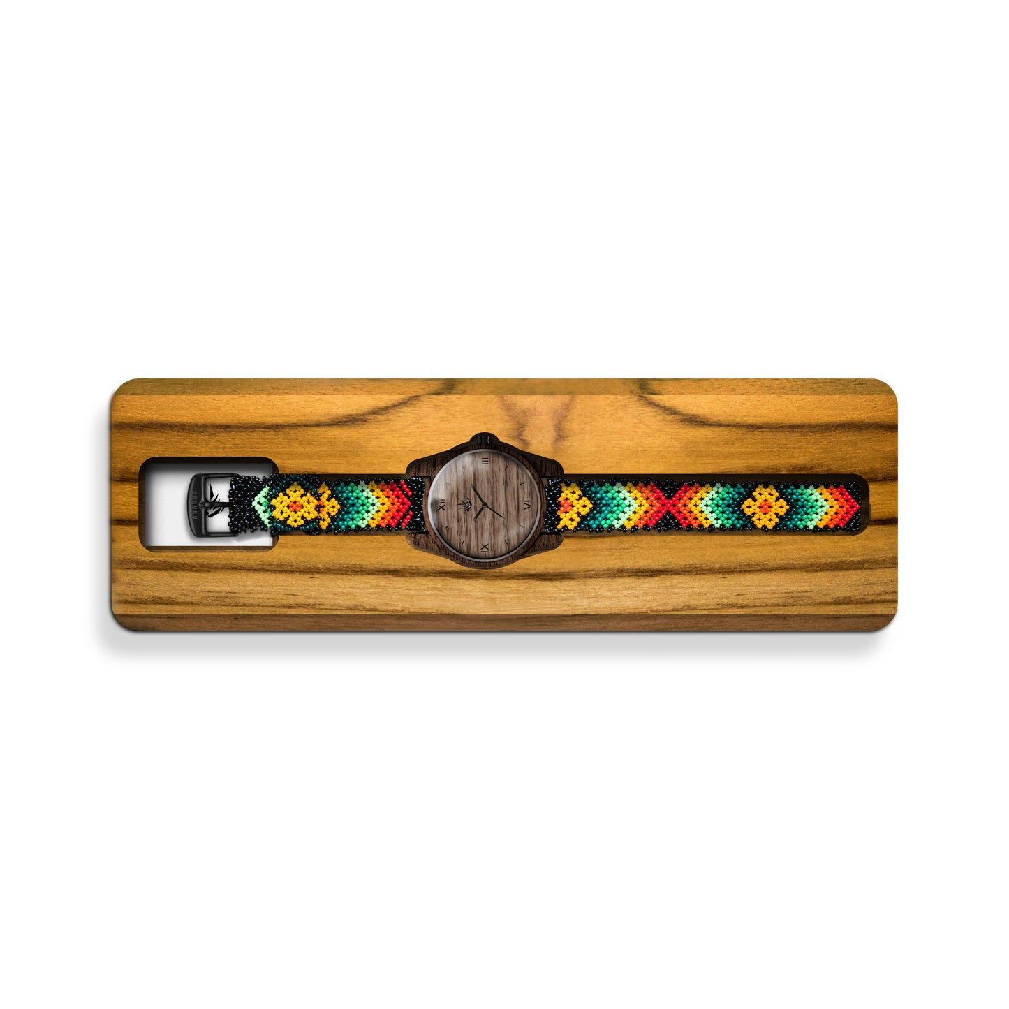 Classic Line 44mm Walnut - Wixárika Art