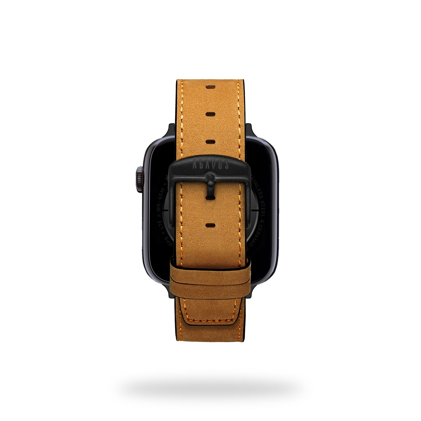 Correa Apple Watch - Piel de Nopal / Café Camel