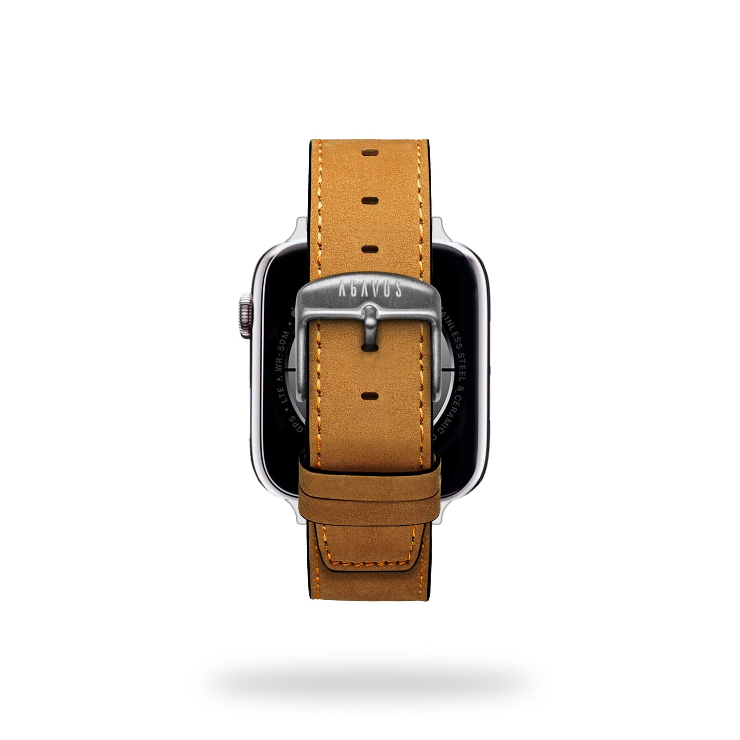 Correa Apple Watch - Piel de Nopal / Café Camel