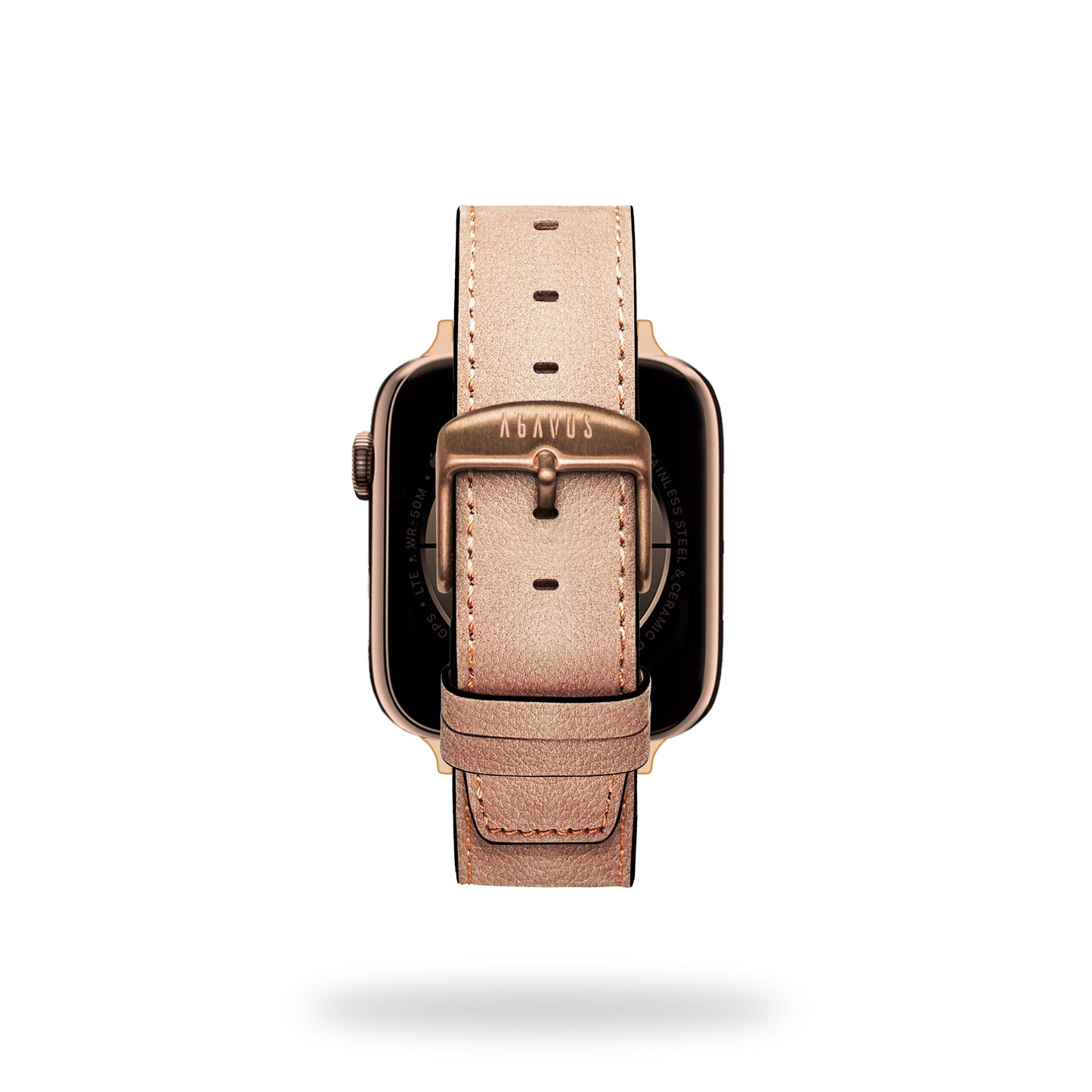 Correa Apple Watch - Piel Genuina / Coral