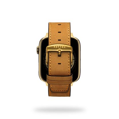 Correa Apple Watch - Piel de Nopal / Café Camel