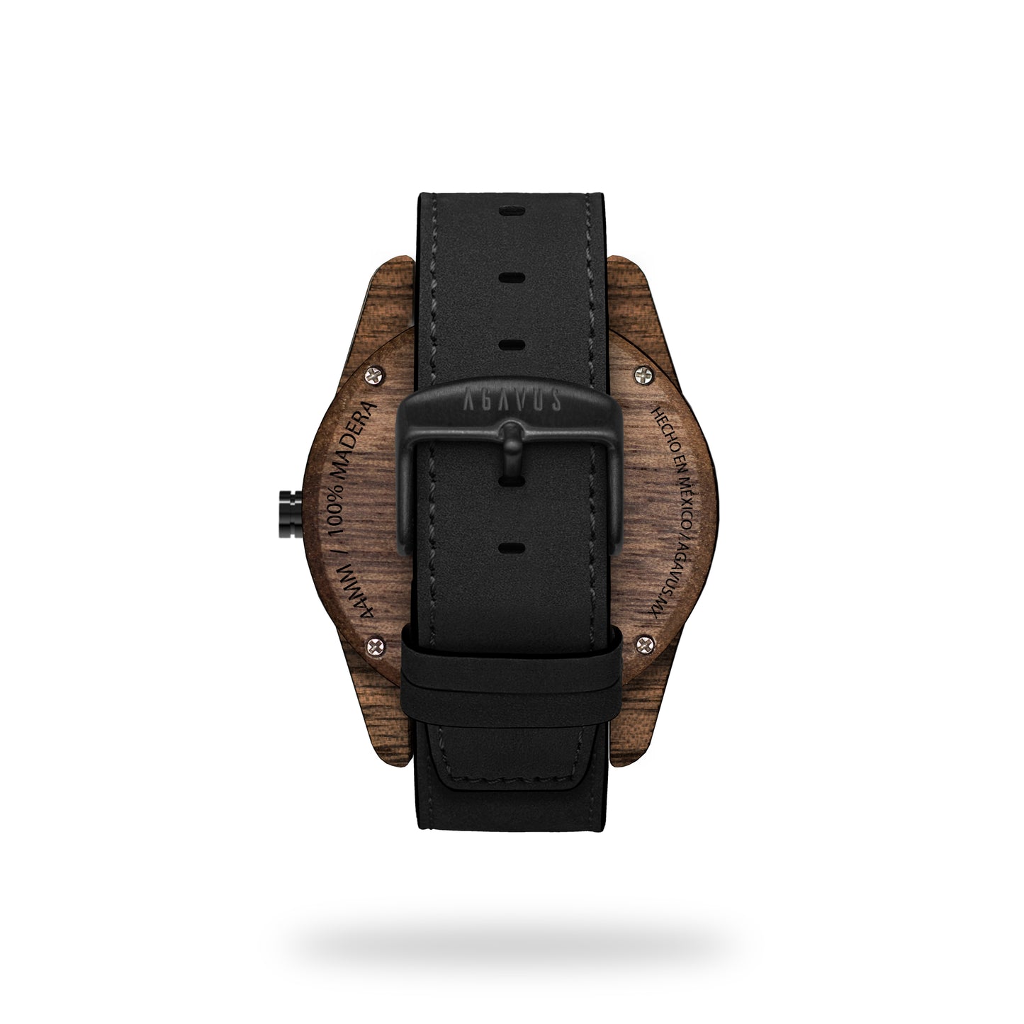 The Classic 44mm Walnut - Cactus Leather