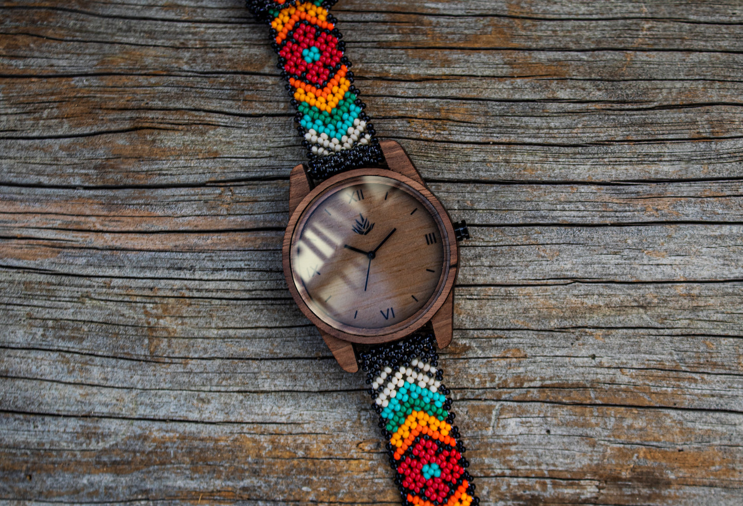 Classic Line 44mm Walnut - Wixárika Art