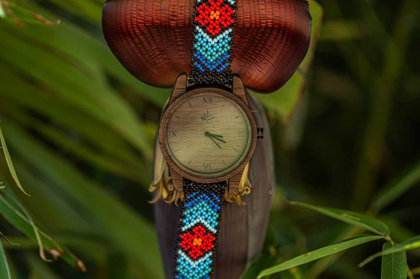 Classic Line 44mm Walnut - Wixárika Art