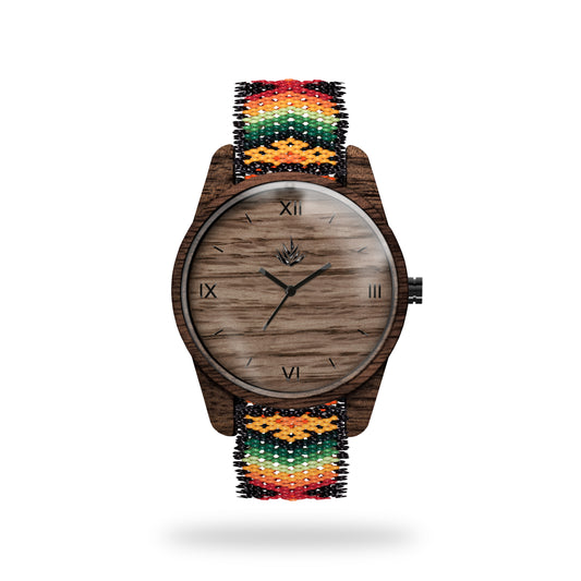 Classic Line 44mm Walnut - Wixárika Art