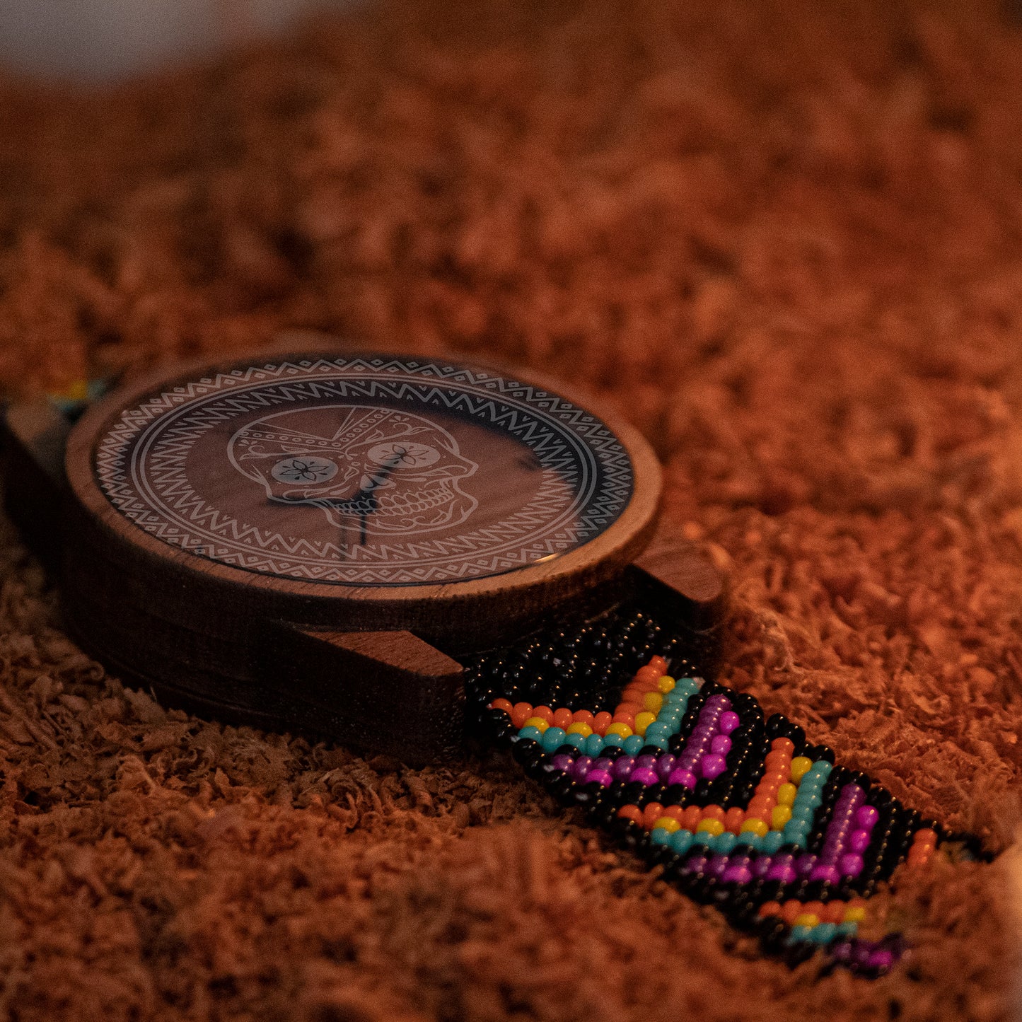 Línea Clásica 44mm Nogal - Edición Limitada Día de Muertos - 17 / 50