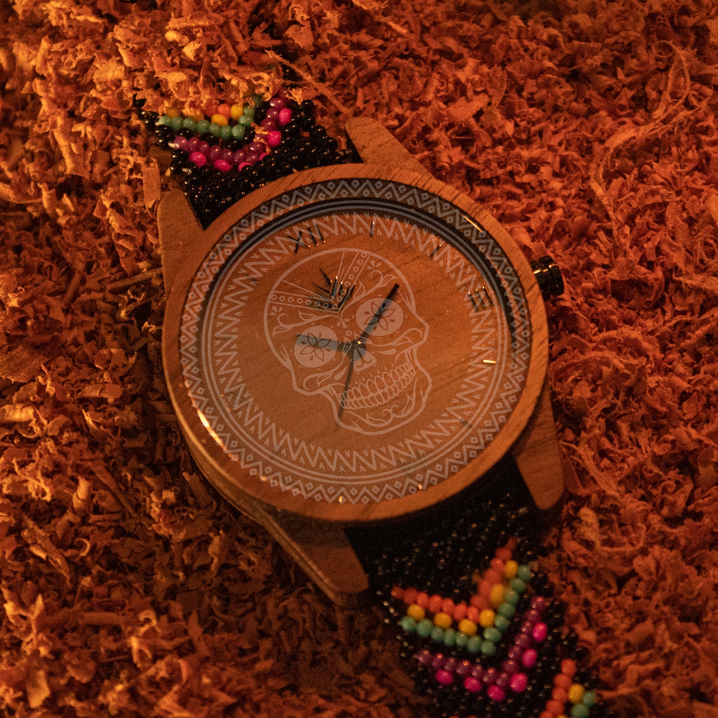 Línea Clásica 44mm Nogal - Edición Limitada Día de Muertos - 17 / 50