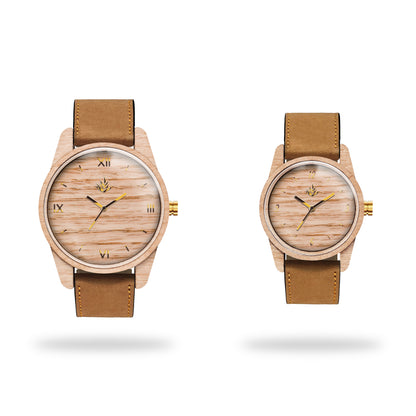 Pareja de Agavus Clásicos Maple 35mm y 44mm - Piel