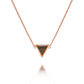 Collar triángulo / Nogal