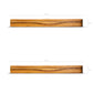 Agavia Line Pair 37mm (White) and 44mm (Black) - Walnut 