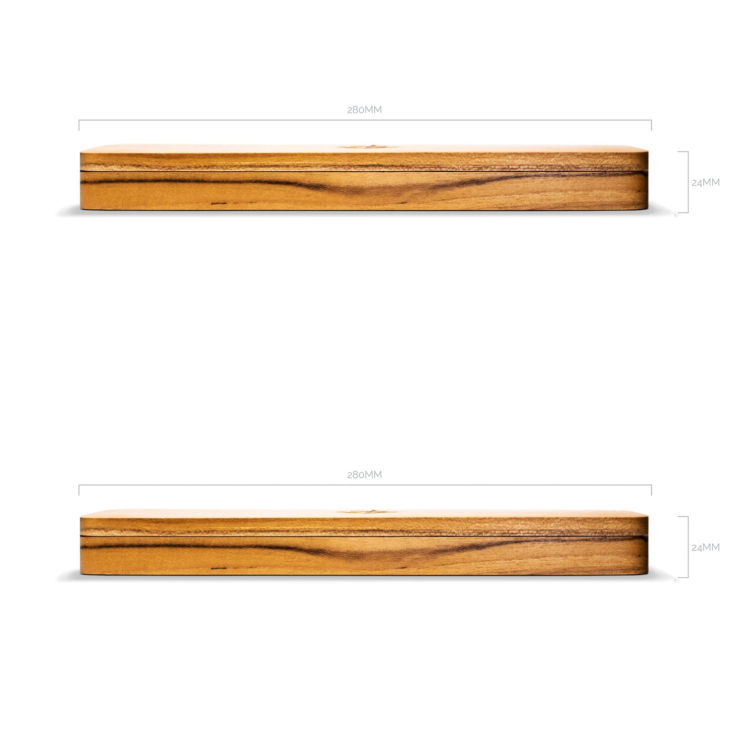 Agavia Line Pair 37mm and 44mm (Ebony) - Mahogany 
