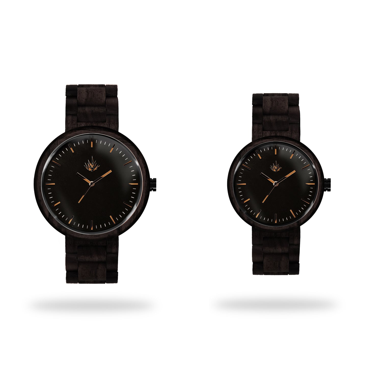 Agavus Pair Special Edition 37mm and 44mm Ebony / Bronze 