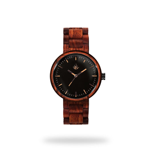 Special Edition Line 37mm - Red Sandalwood / Rose Gold / Black 