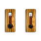 Pair of Agavus Special Edition 37mm and 44mm Red Sandalwood Rose Gold / Black