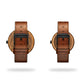 Pair of Agavus Special Edition Teak 37mm and 44mm - Leather 