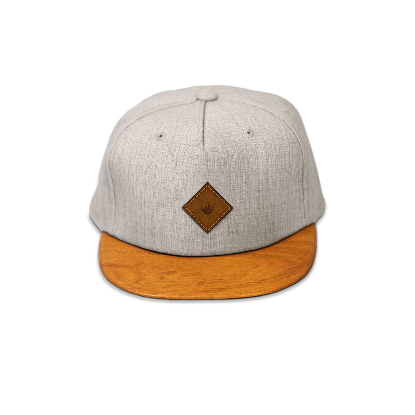 Gorra Blanco Vintage / Caoba