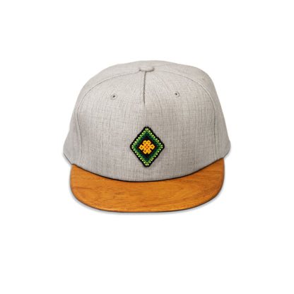 Vintage White / Mahogany Cap