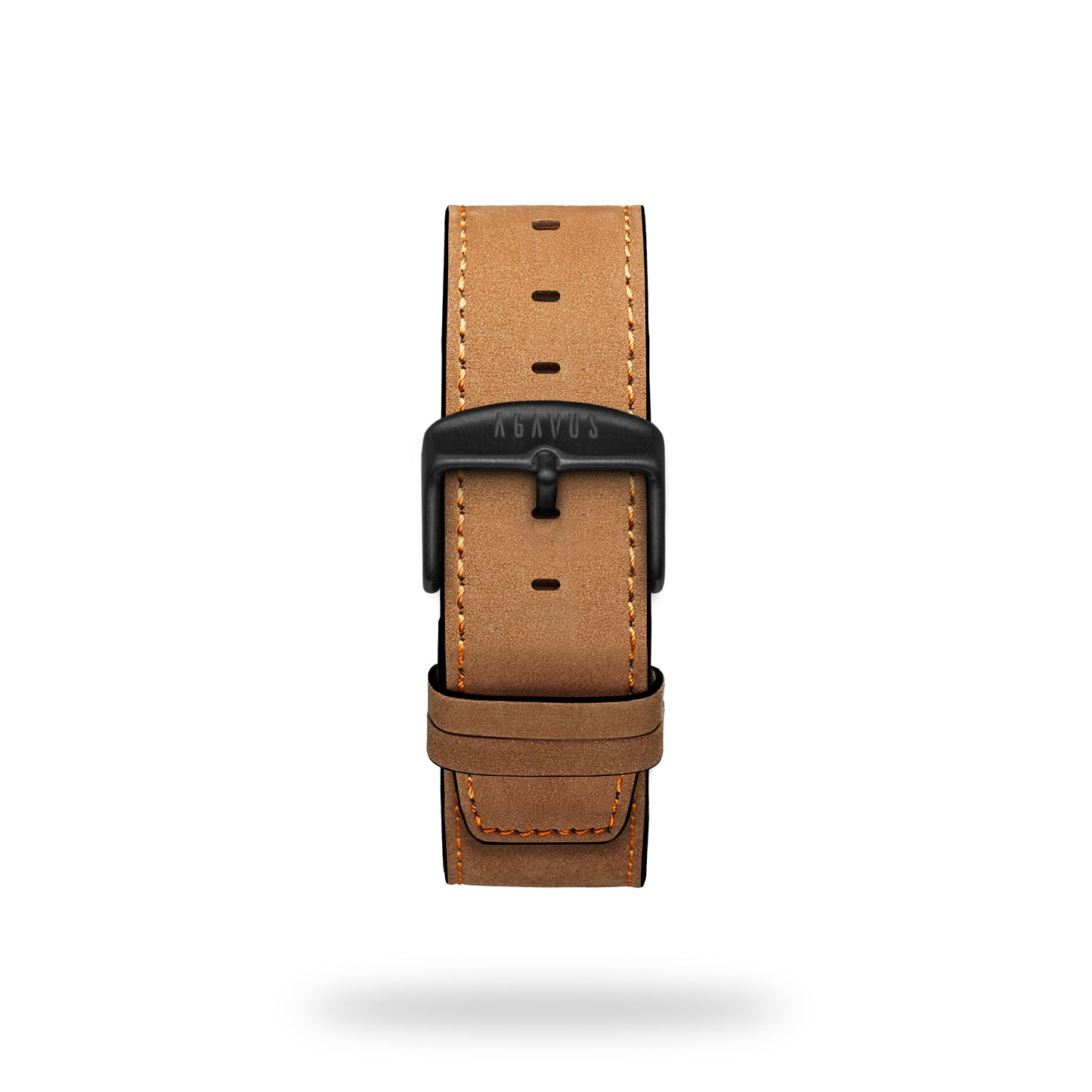 Vegan Nopal Leather Strap - Brown Camel