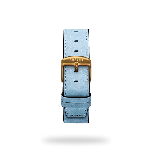 Leather Strap - Tortoiseshell Blue