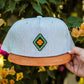 Gorra Blanco Vintage / Caoba