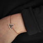 Triangular bracelet / Walnut